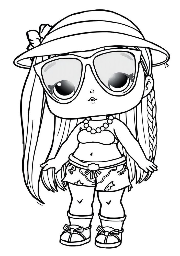 Desenhos LOL Surprise Para Colorir e Imprimir