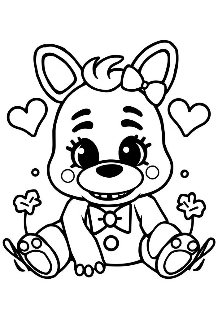 Desenhos FNAF (Five Nights At Freddy’s) Para Colorir e Imprimir
