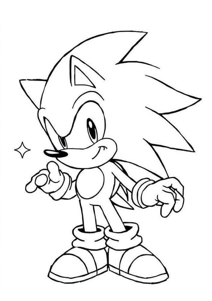 Desenho da Estrela do Sonic