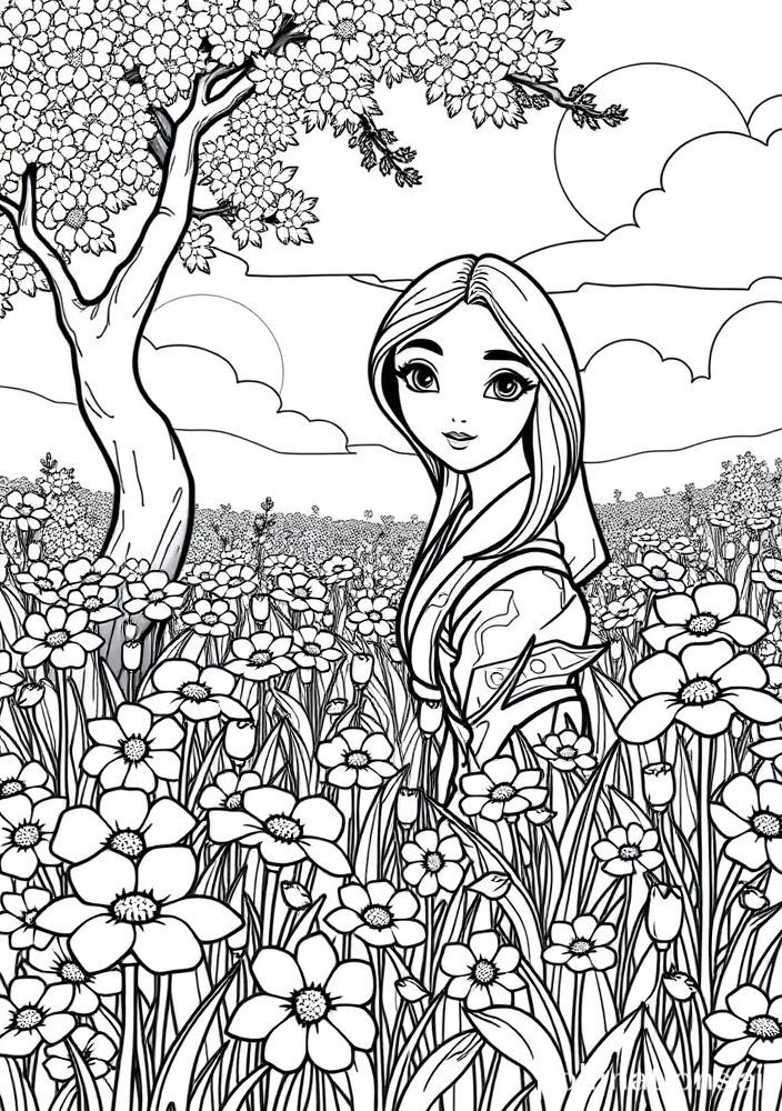 Desenhos de Princesas Para Colorir e Imprimir