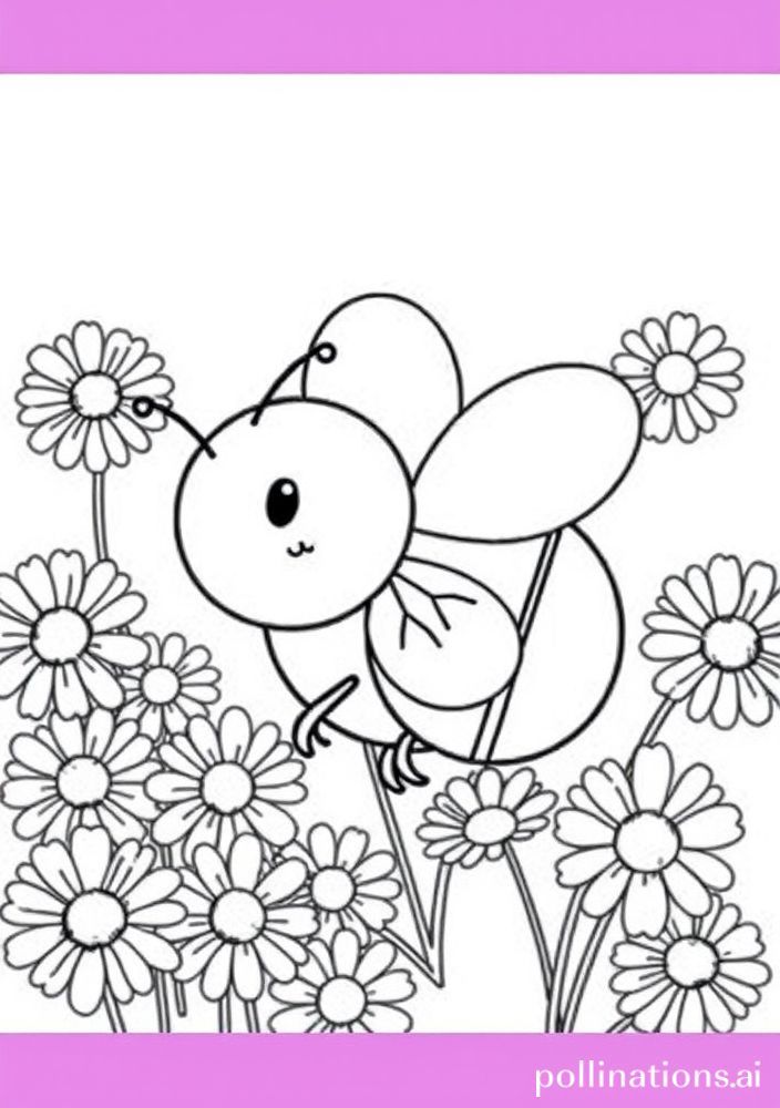 Desenhos de Abelha Para Colorir e Imprimir