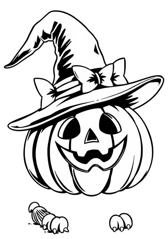 Desenhos de Halloween Para Colorir e Imprimir