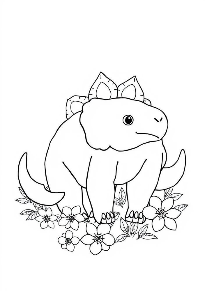 Desenho de Bulbasaur e seus amigos para colorir