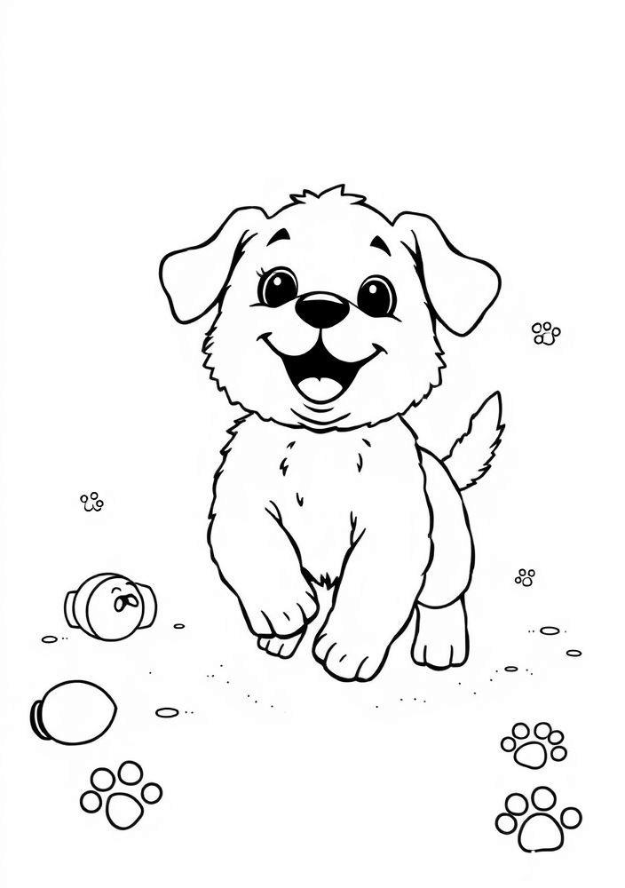 Desenhos de Cachorro Para Colorir e Imprimir