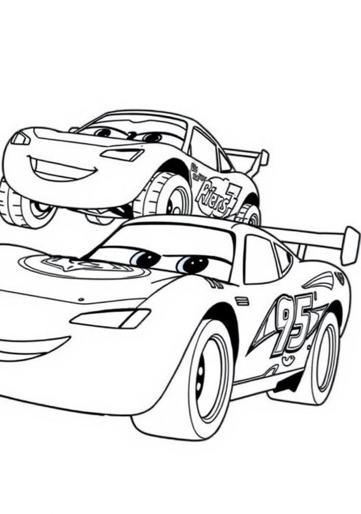 Desenho de Cruz Ramirez para colorir