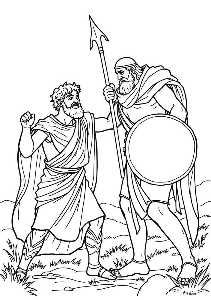 Desenhos Bíblicos Para Colorir e Imprimir