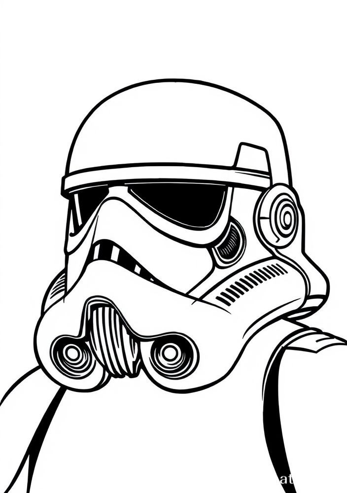 Desenho de Stormtrooper para colorir