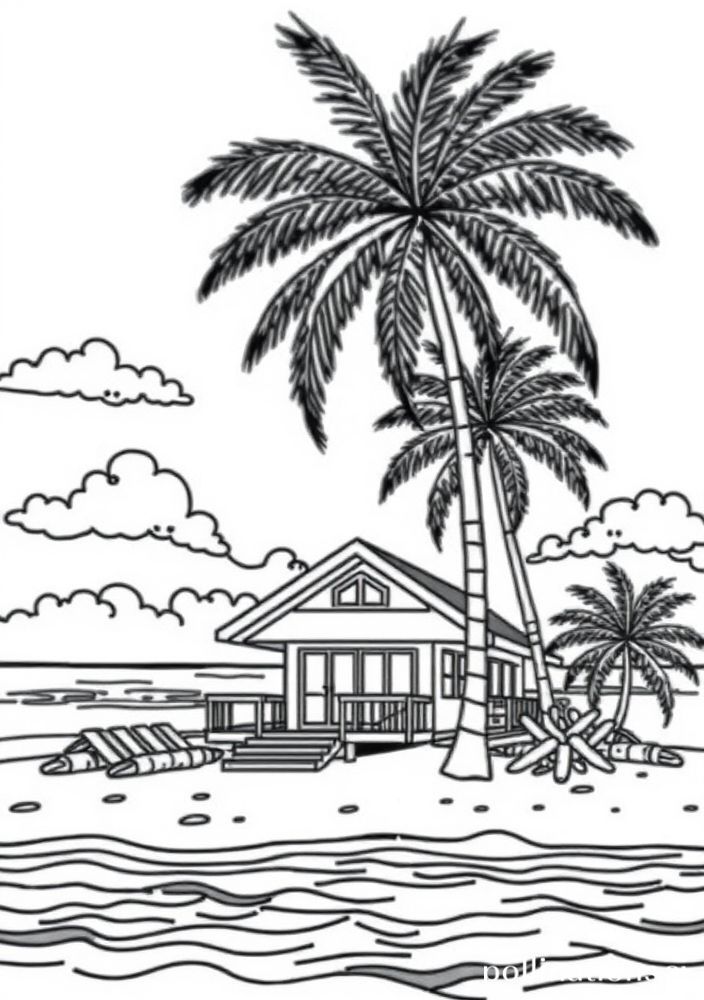 Desenhos de Casas Para Colorir e Imprimir
