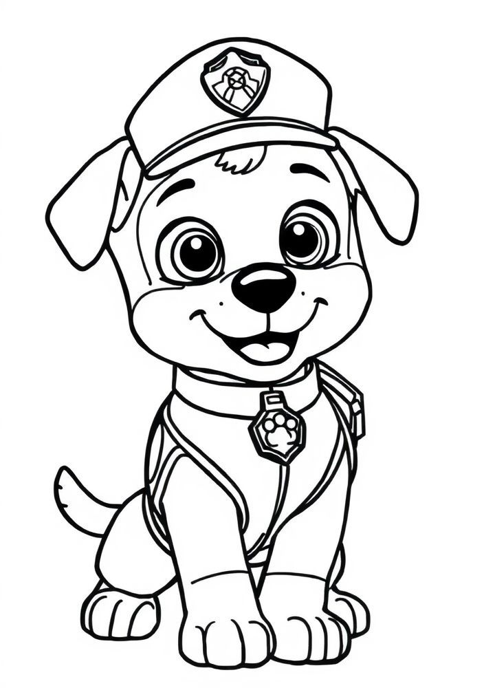 Desenhos da Patrulha Canina Para Colorir e Imprimir