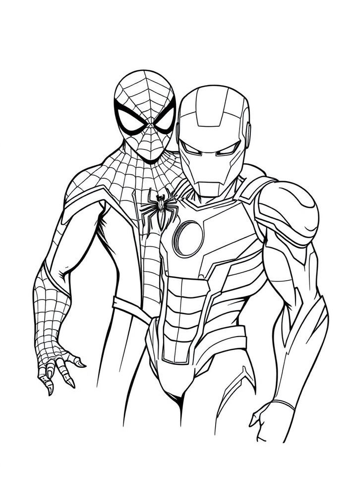 Desenhos do Homem Aranha Para Colorir e Imprimir