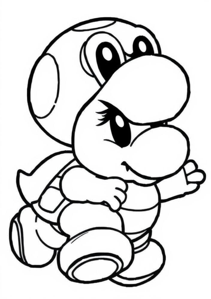 Desenho do Koopa Troopa para colorir