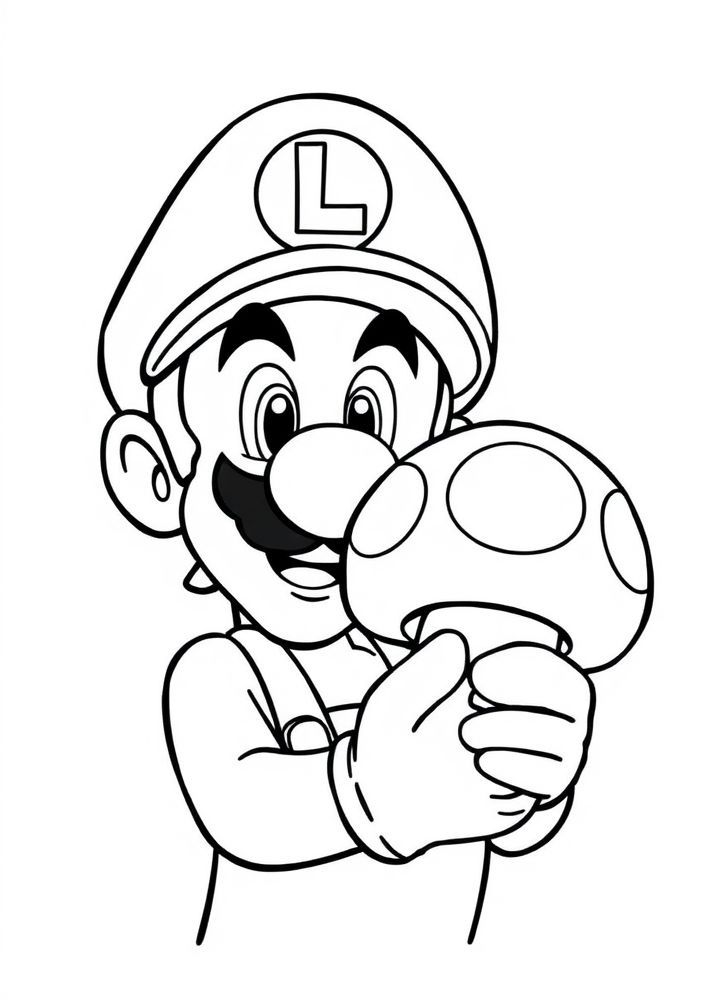 Desenhos de Mario Bros Para Colorir e Imprimir