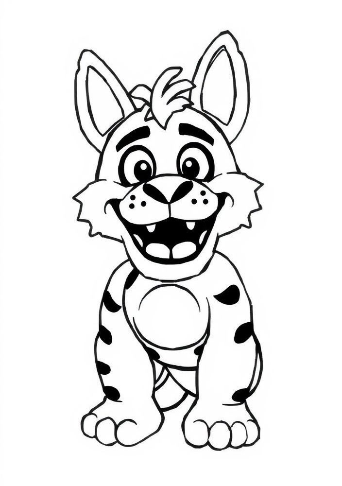 Desenho do Mangle para colorir
