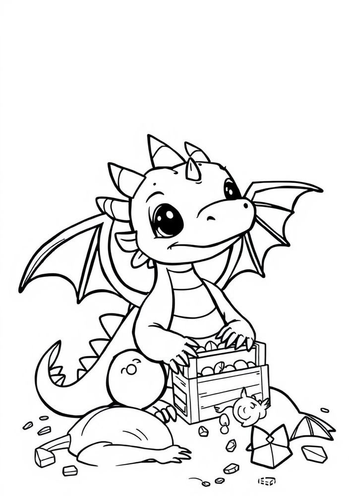 Desenho do Spike para colorir