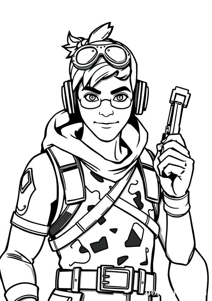 Desenho do personagem Jonesy para colorir