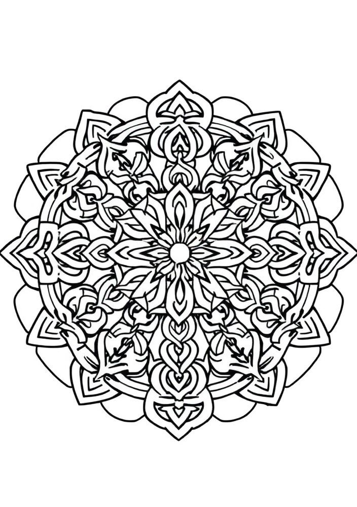 Mandala Celta para Colorir