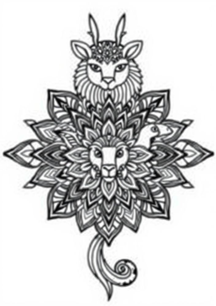 Mandalas Com Animais