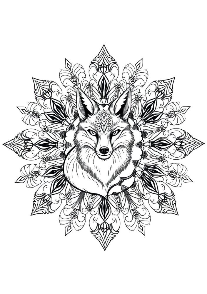 Mandalas de Animais para Colorir