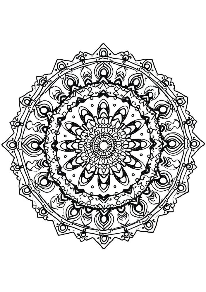 Mandalas de Arte Aborígene para Colorir