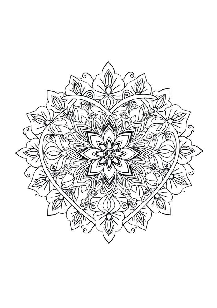 Mandalas de Coração