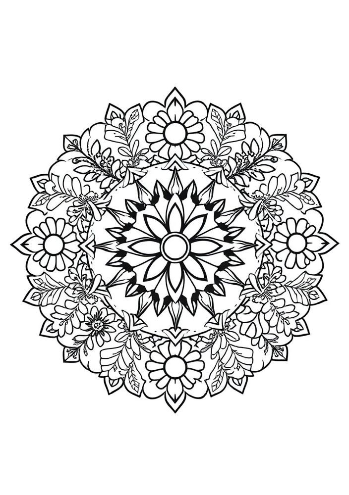 Mandalas de Eventos Sazonais para Colorir
