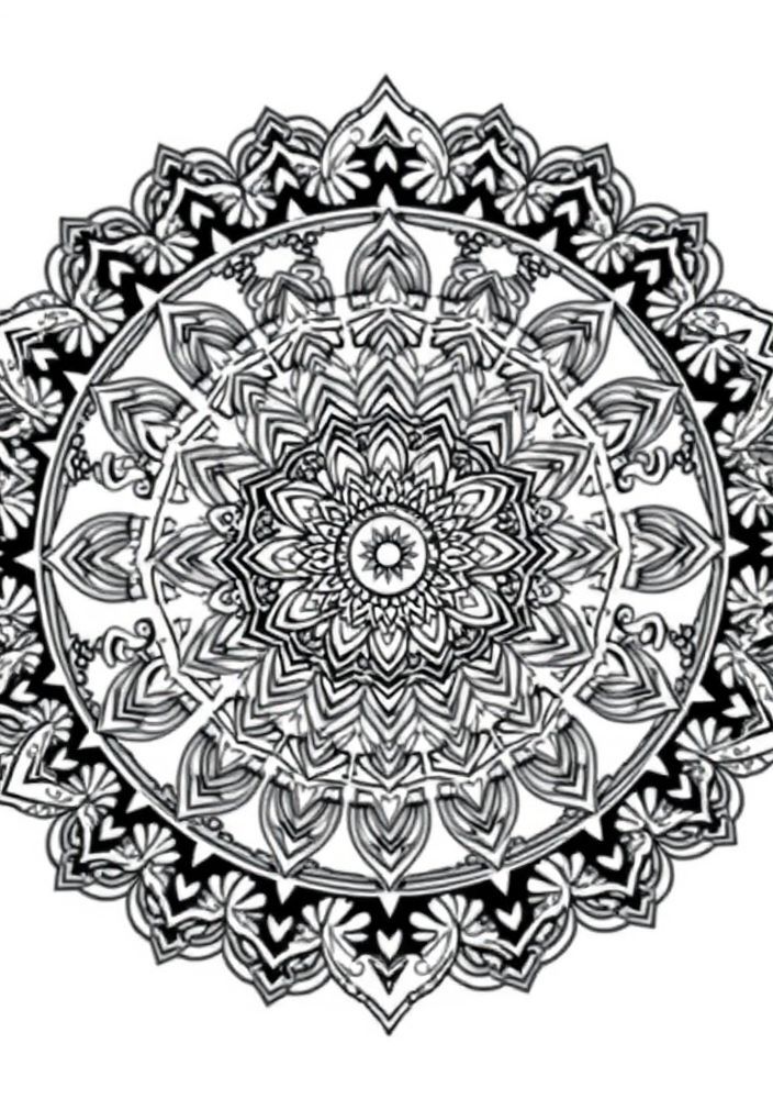 Mandalas de Mandala para Colorir