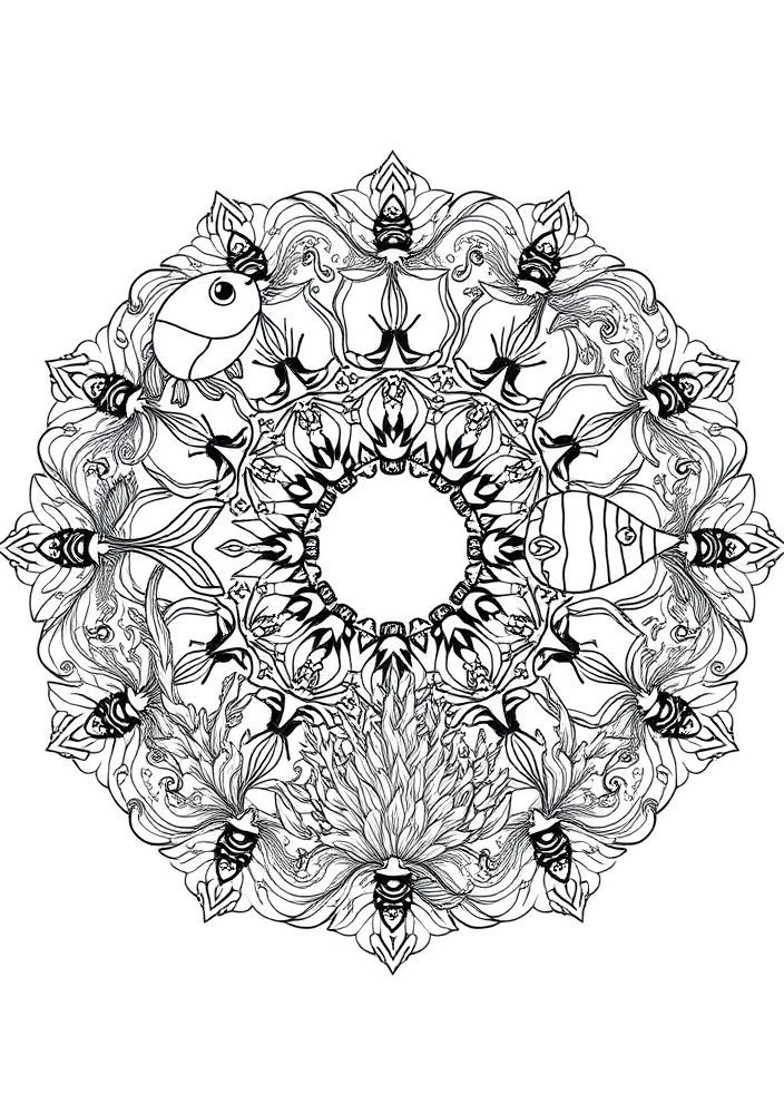 Mandalas de Vida Marinha