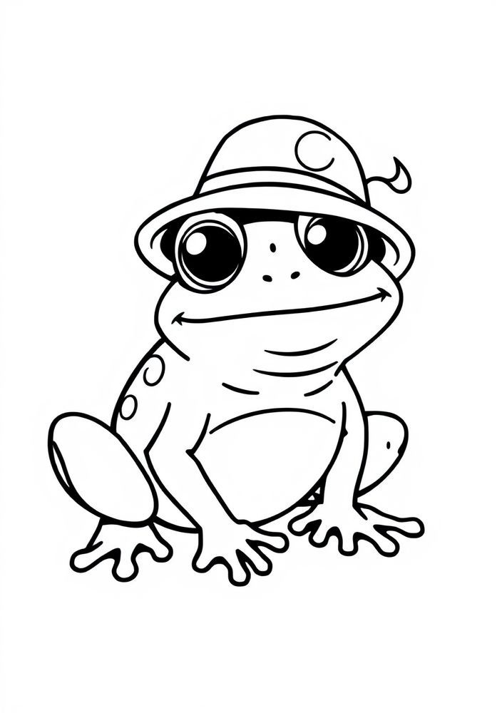 Sapo com chapéu de Irmão do Jorel